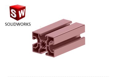 4560規格鋁型材3d模型下載